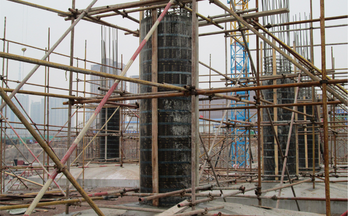 Concrete cylindrical formwork